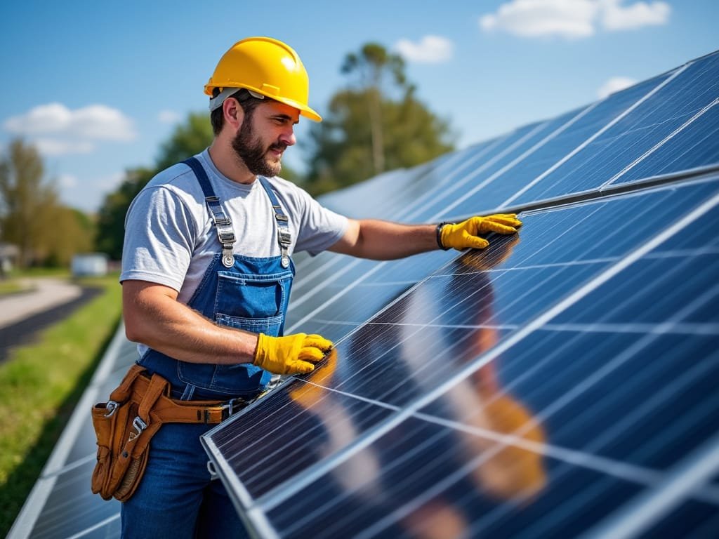 Instalación de placas solares en la Costa del Sol